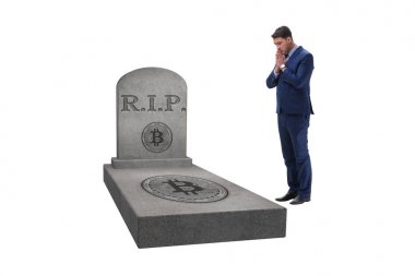 Bitcoin 'in ölümü ve ölümü için yas tutan iş adamı