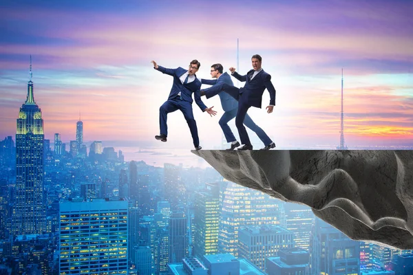 Business unethical competition concept with businessmen — Stock Photo, Image