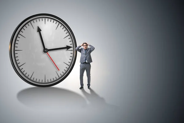 時間管理の概念のビジネスマン ロイヤリティフリーのストック画像