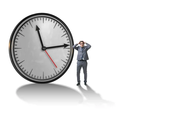 Podnikatel v konceptu řízení času — Stock fotografie