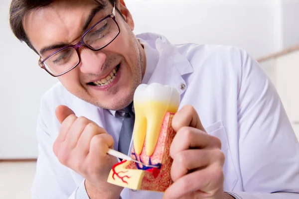 Dentista em conceito médico no hospital — Fotografia de Stock