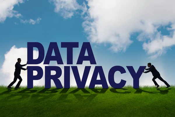 Data privacy concept in moderne IT-technologie — Stockfoto