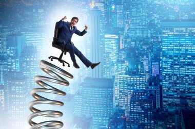 İşadamı terfi kavramında ilkbahardan atlıyor