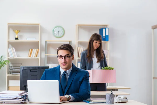 Person being fired from his work — Stock Photo, Image