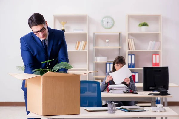 Person being fired from his work — Stock Photo, Image