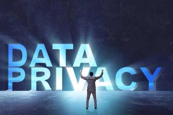 Data privacy concept in modern IT technology — Stock Photo, Image