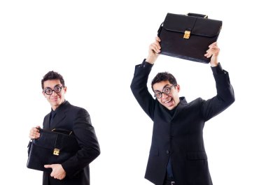 İnek işadamı beyazları soyutladı.