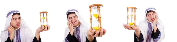 Arab myśli o upływie czasu. — Zdjęcie stockowe