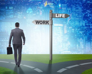 İş hayatı ya da ev dengesi iş kavramı