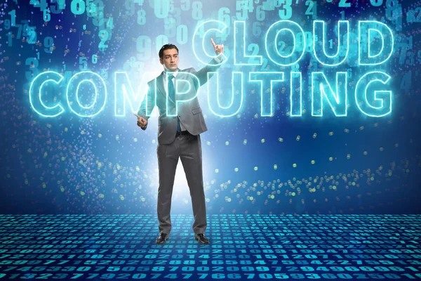 Concepto de cloud edge y computación por niebla — Foto de Stock