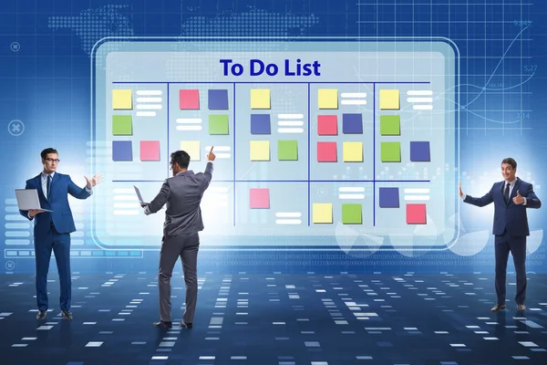 Konzept der To-do-Liste mit Geschäftsmann — Stockfoto