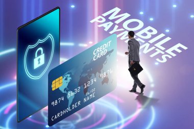 Akıllı telefonlu cep telefonu ödeme kavramı