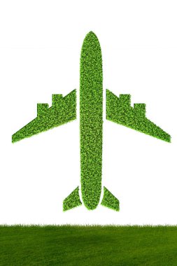 Yeşil çevre dostu araç konsepti - 3d render