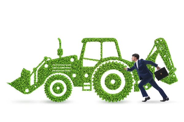 Grünes umweltfreundliches Fahrzeugkonzept — Stockfoto