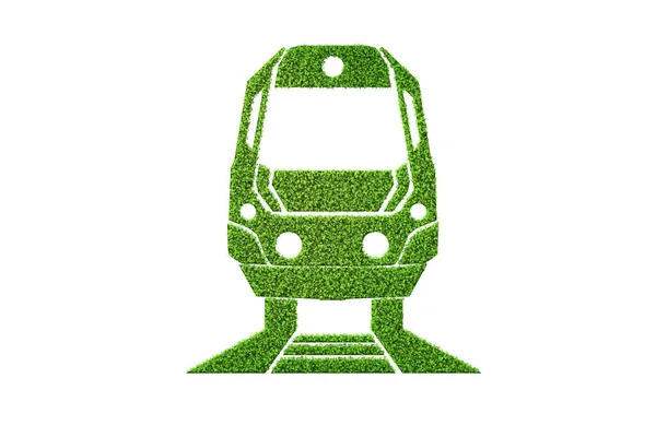 Concept de véhicule vert respectueux de l'environnement - rendu 3D — Photo