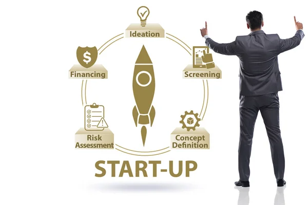 Concepto de start-up y emprendimiento — Foto de Stock