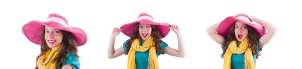 Girl preparing for summer vacation — Stock Photo, Image