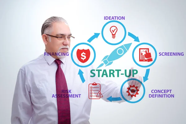 Concepto de start-up y emprendimiento — Foto de Stock