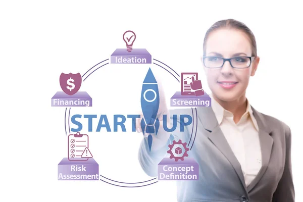 Concepto de start-up y emprendimiento — Foto de Stock