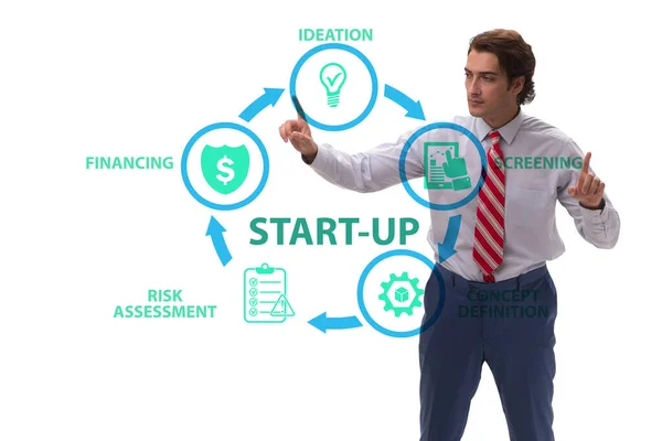 Konzept von Start-up und Unternehmertum — Stockfoto