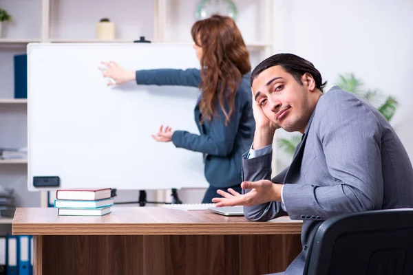 Man and woman in business meeting concept