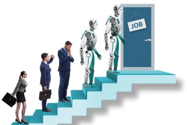 Kadın erkek ve robot iş için yarışıyor