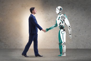 İnsanlar ve robotlar arasındaki işbirliği kavramı