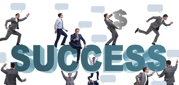 Businessmen in success business concept — Stock Photo, Image