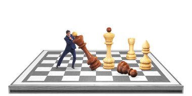 İş adamıyla strateji ve taktik kavramı