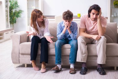 Karı-koca ve çocukla aile içi anlaşmazlık