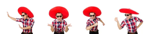 Αστεία Μεξικού με σομπρέρο στην έννοια — Φωτογραφία Αρχείου