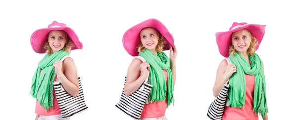 Vrouw met tas in fashion concept — Stockfoto