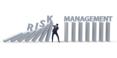 Risk yönetimi kavramında iş adamı