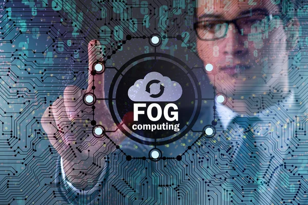 Fog and edge cloud computing concept