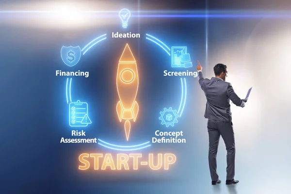 Concepto de start-up y emprendimiento — Foto de Stock