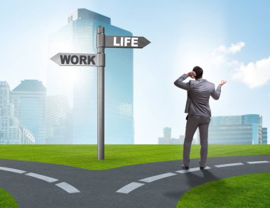 İş hayatı ya da ev dengesi iş kavramı