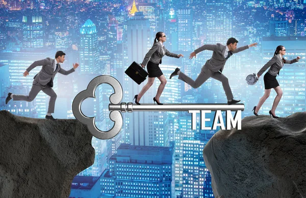 Geschäftsleute im Teamwork-Konzept — Stockfoto