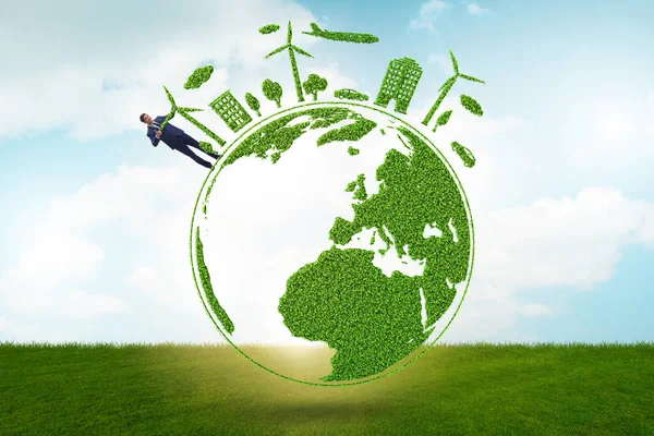 Concept of clean energy and environmental protection — Stock Photo, Image