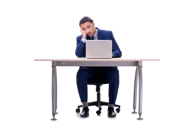 Employee working isolated on white background — Stock Photo, Image
