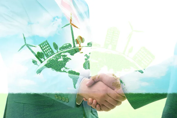 Concept de l'accord de Paris en écologie et environnement — Photo