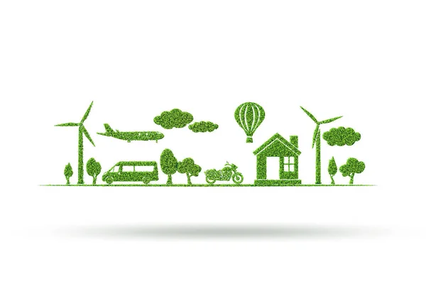 Énergie propre et environnement - rendu 3d — Photo