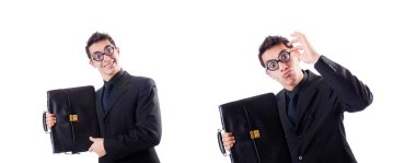 İnek işadamı beyazları soyutladı.