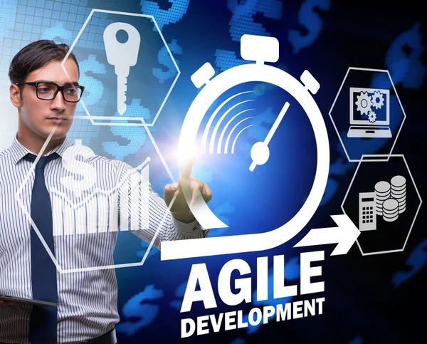 Concept of agile software development — Stock Photo, Image