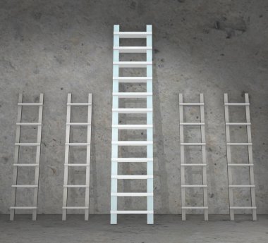 Kariyer gelişimi konseptinde farklı basamaklar