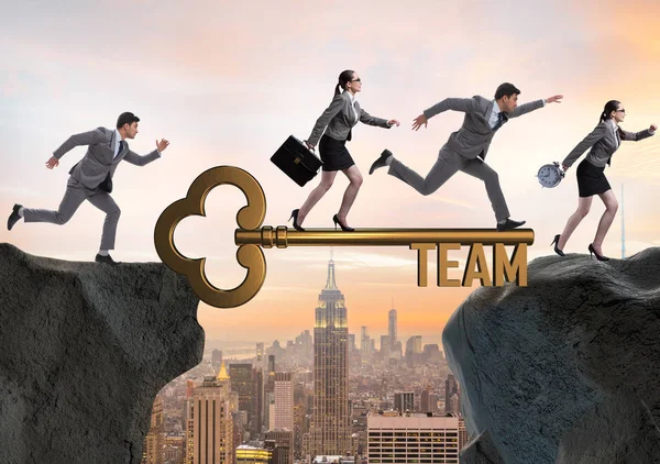 Business people in teamwork concept — Stock Photo, Image