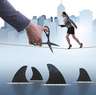 İş risk kavramında el kesimi halat