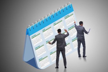 İş adamı takvimi kavramı
