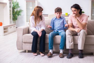 Karı-koca ve çocukla aile içi anlaşmazlık