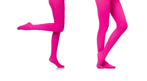 Kobieta nogi długie pończochy — Zdjęcie stockowe