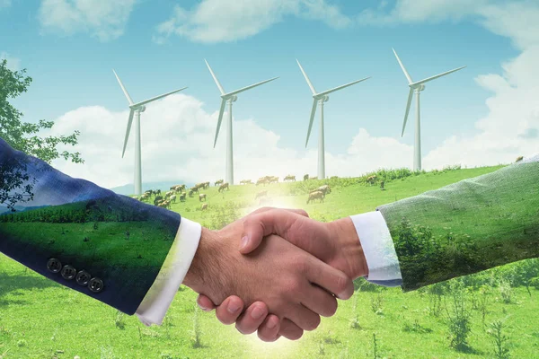 Paris agreement concept in ecology and environment — Stock Photo, Image